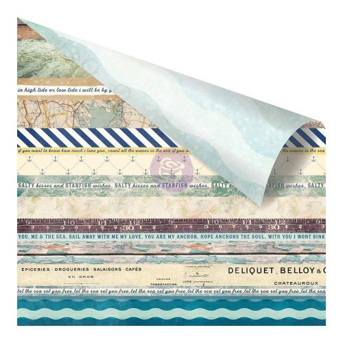 Prima Marketing Inc - St. Tropez Double-Sided Cardstock 12"X12" - La Fontanette